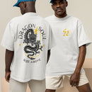 Camiseta Masculina GuGi Dragon Soul Kanji Japão 100% Algodão Premium