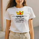Camiseta Feminina Premium 100% Algodão – Casual, Confortável e Estilosa