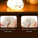🌙 Luminária LED Cervo de Silicone com Toque – Formato Divertido e Fofo – Recarga USB