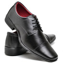 Sapato Social MASCULINO com Cadarço – Elegância e Conforto para o Dia a Dia 👞✨