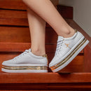 Tênis FEMININO GuGi Faith Anabela Platform – Estilo e Conforto 👟✨