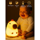 Luminária Portátil Capivara – LED Recarregável e Charmoso Design