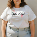 Camiseta Feminina Casual Básica Estampada