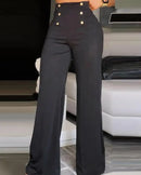 Calça Flare Feminina Cintura Alta | Perna Larga