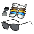 Óculos de Sol Unissex Polarizado – 5 Lentes Intercambiáveis UV400