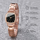 2 Peças Relógio Feminino com Pulseira
