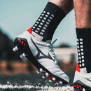 Kit 3 ou 6 Pares Meias Esportivas Antiderrapantes Masculina Feminina Cano Médio – Running, Futebol, Treino
