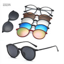 Óculos de Sol Unissex Polarizado – 5 Lentes Intercambiáveis UV400