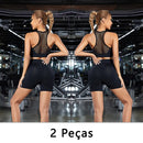 Kit 2 Shorts Femininos Sem Costura – Fitness, Yoga e Academia | Conforto, Elasticidade e Modelagem Perfeita