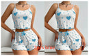 Pijama Feminino 2 Peças Coração Colorido (1 ou 2 Conjuntos)