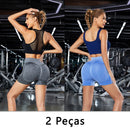 Kit 2 Shorts Femininos Sem Costura – Fitness, Yoga e Academia | Conforto, Elasticidade e Modelagem Perfeita