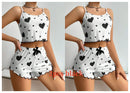 Pijama Feminino 2 Peças Coração Colorido (1 ou 2 Conjuntos)