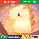 🌙 Luminária LED Unicórnio de Silicone com Toque – Formato Divertido e Fofo – Recarga USB