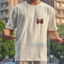 Camiseta Masculina Básica GuGi Estampa Samurai Honor and Strength Manga Curta 100% Algodão Premium