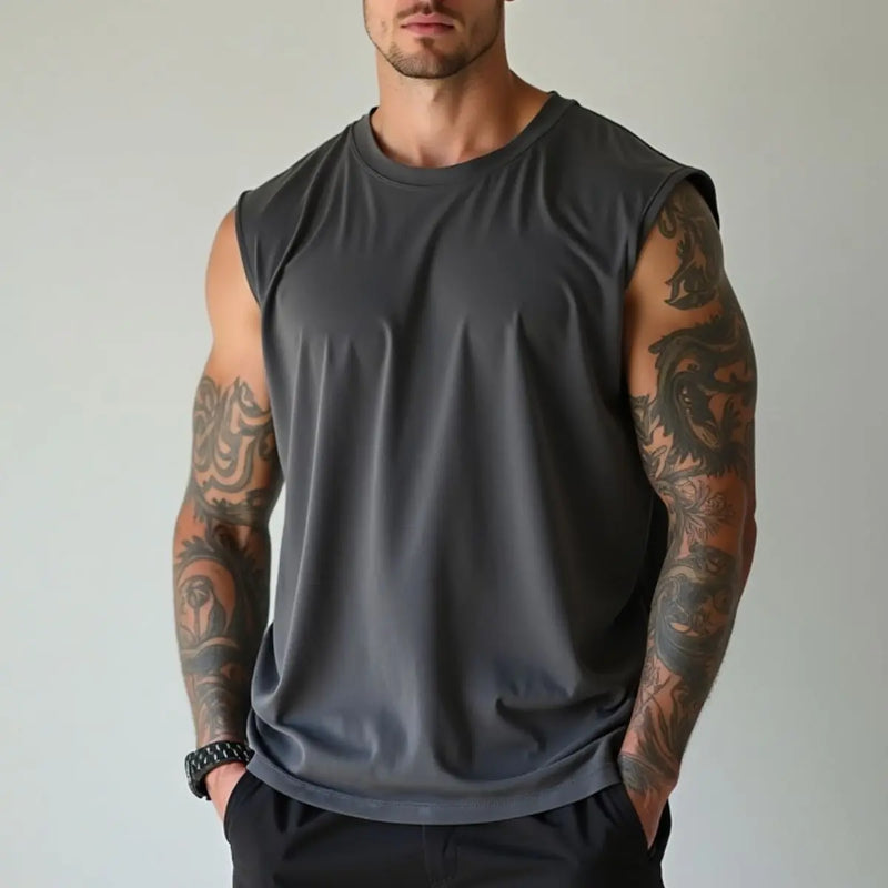 Camiseta Regata Básica Masculina GUGI 100% Algodão Fio 30.1 Conforto e Durabilidade