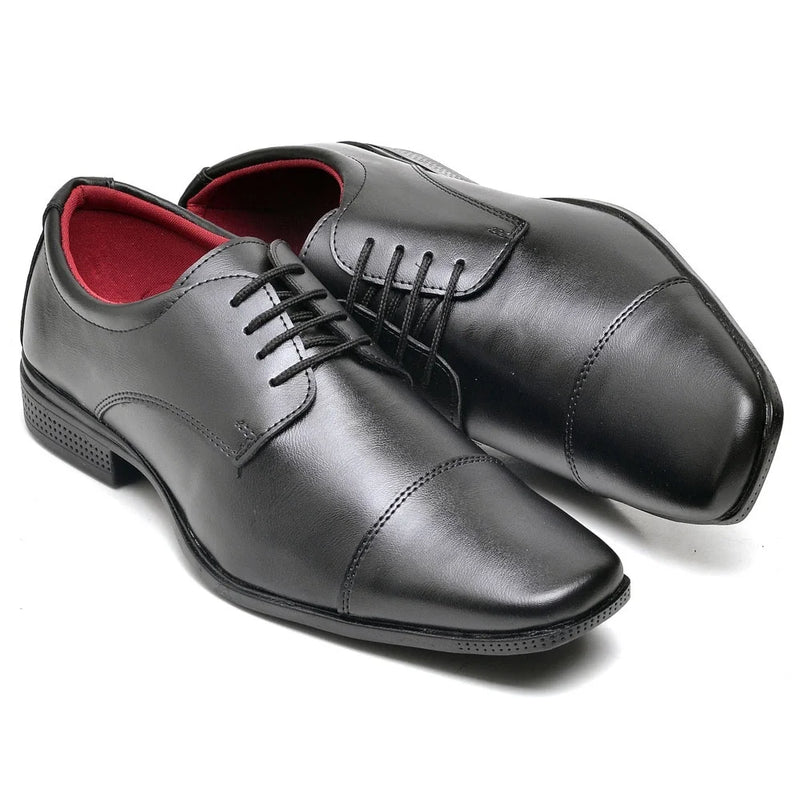 Sapato Social MASCULINO com Cadarço – Elegância e Conforto para o Dia a Dia 👞✨