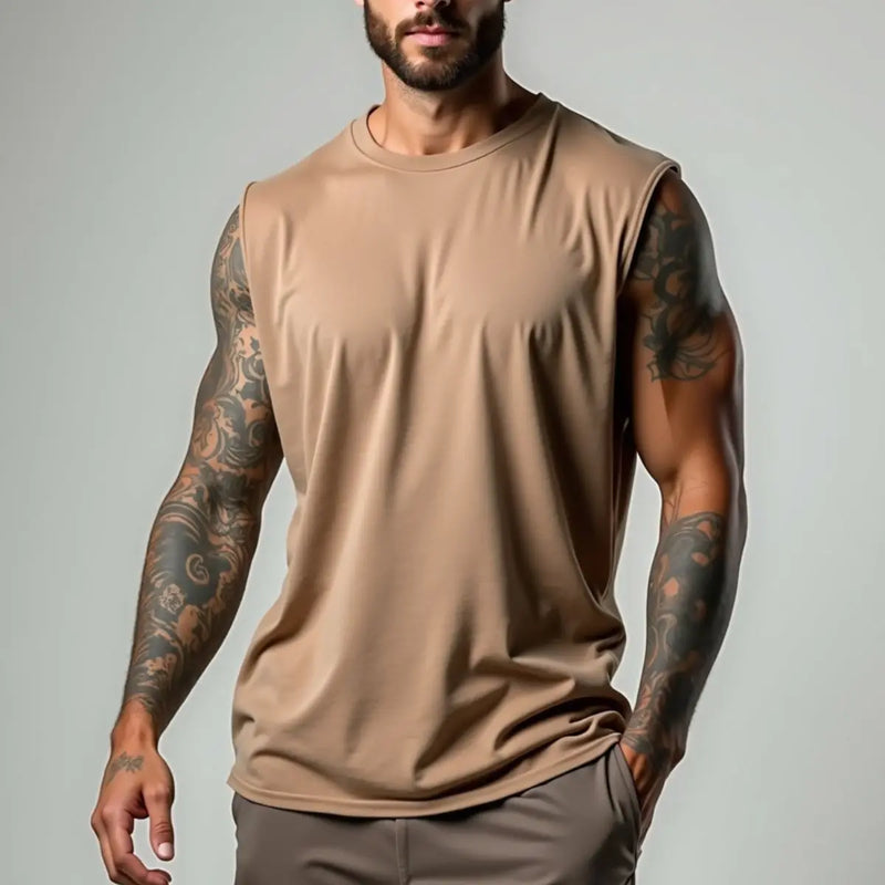 Camiseta Regata Básica Masculina GUGI 100% Algodão Fio 30.1 Conforto e Durabilidade