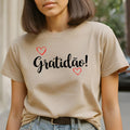 Camiseta Feminina Casual Básica Estampada