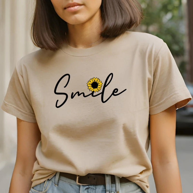 Camiseta Feminina Premium 100% Algodão Penteado – Casual & Conforto Diário