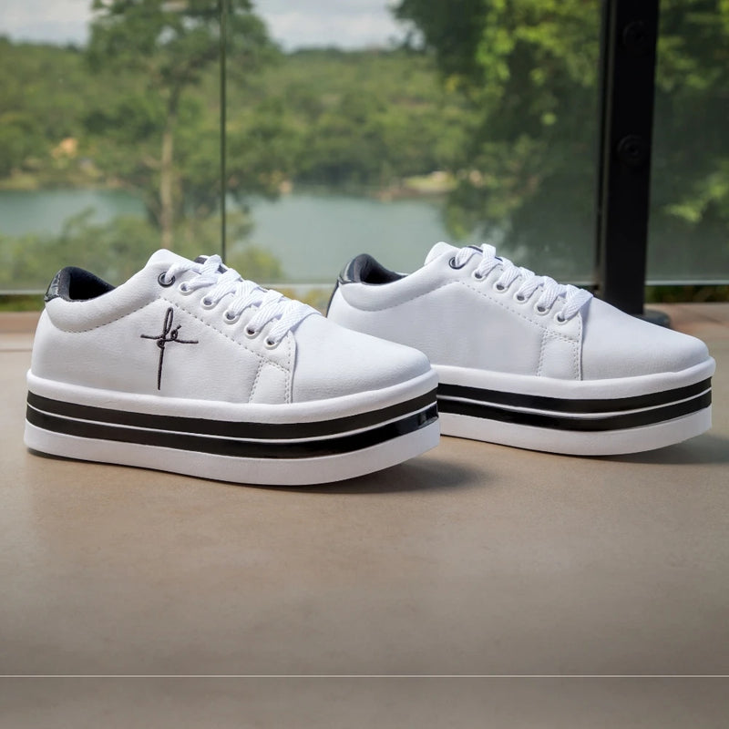 Tênis FEMININO GuGi Faith Anabela Platform – Estilo e Conforto 👟✨