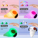 🌙 Luminária de Silicone LED com Toque – Recarga USB – Formato Divertido e Macio