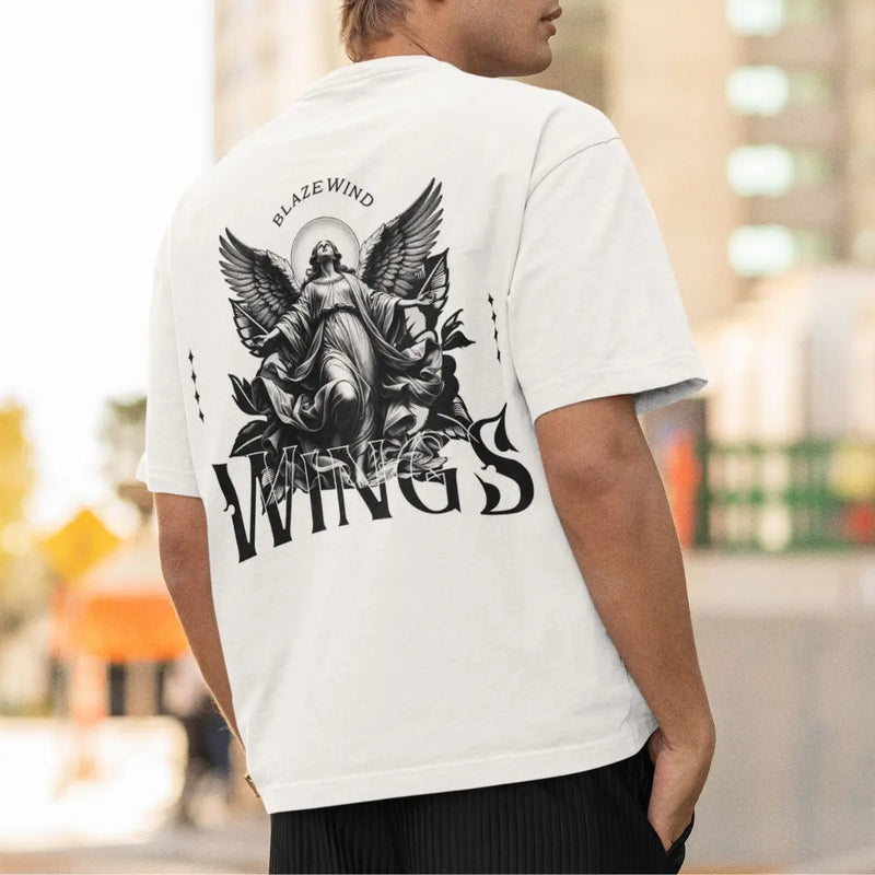 Camiseta Masculina GUGI Estampa WINGS 100% Algodão Fio 30.1