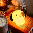 🌙 Luminária de Silicone LED com Toque – Recarga USB – Formato Divertido e Macio