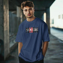 Camiseta Masculina Casual 100% Algodão com Estampa DTF de Alta Qualidade