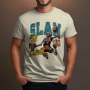Camiseta Masculina Básica GuGi Esqueleto Basquete Enterrada Slam Dunk NBA 100% Algodão Premium