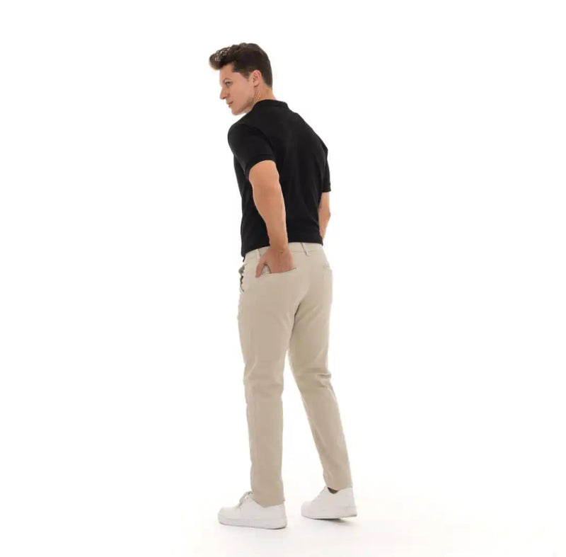 Calça Social Masculina Skinny Twill Algodão Lycra – Alta Qualidade