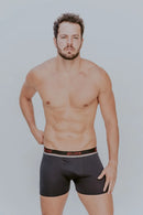 Kit 5 Cuecas Boxer Masculinas Microfibra Anatômica Confortável