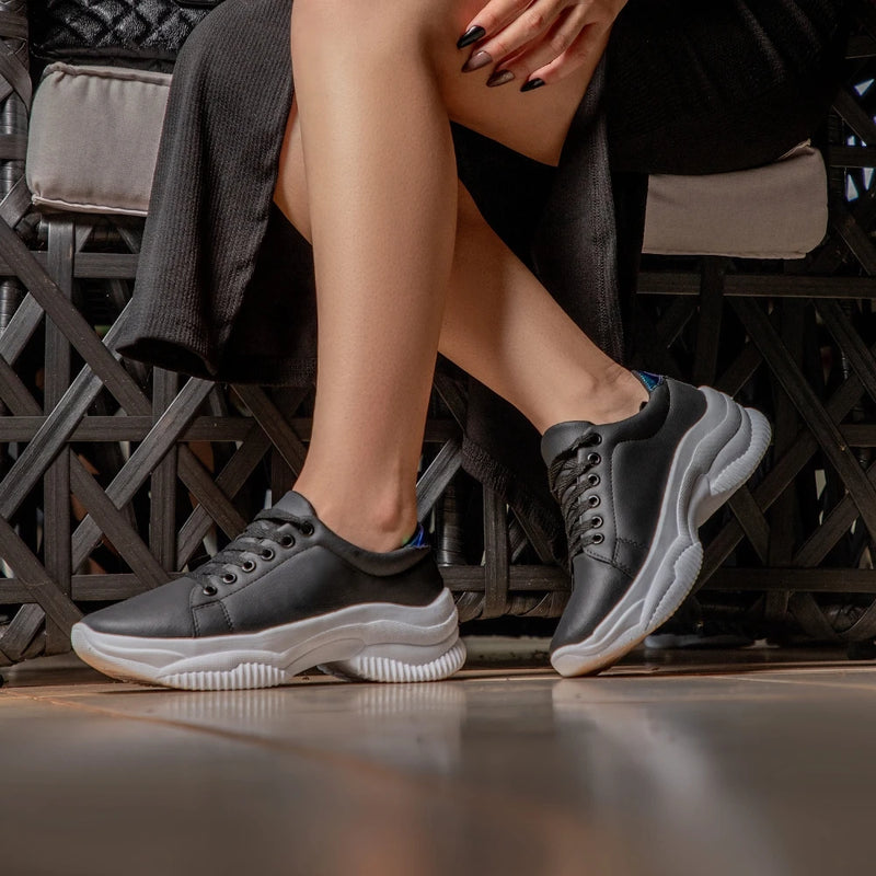 👟 Tênis FEMININO Casual Neon Plataforma GUGI – Conforto, Estilo e Leveza (Modelo TNEON)
