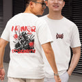 Camiseta Masculina Básica GuGi Estampa Samurai Honor and Strength Manga Curta 100% Algodão Premium