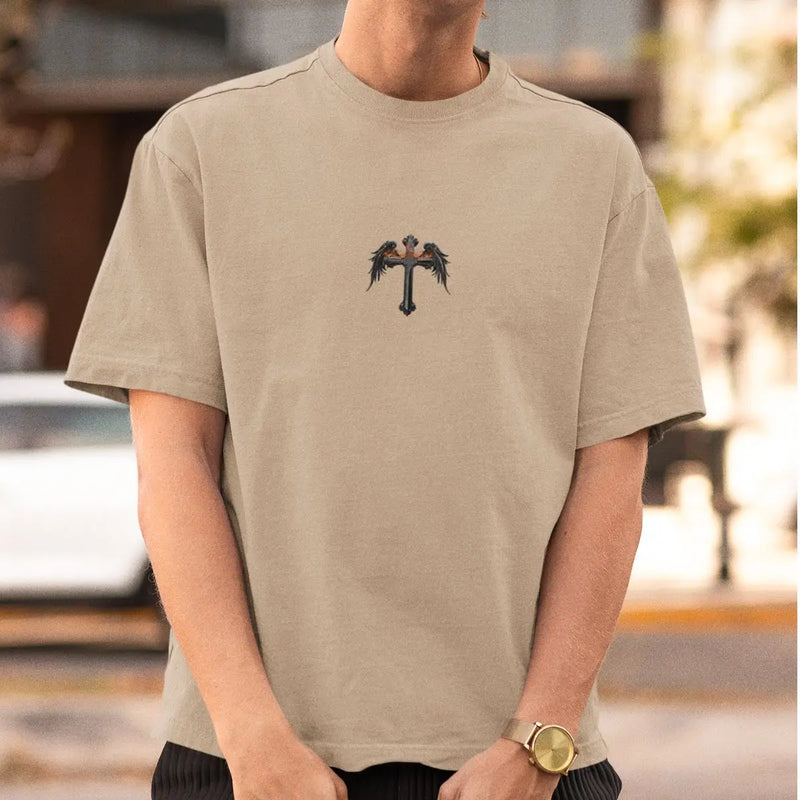 Camiseta Masculina GUGI Estampa WINGS 100% Algodão Fio 30.1