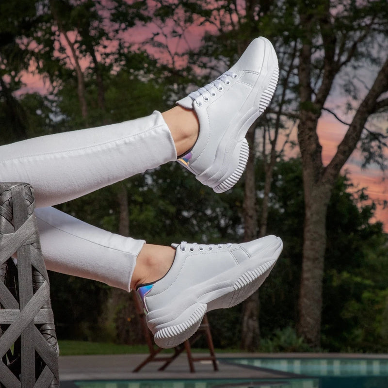 👟 Tênis FEMININO Casual Neon Plataforma GUGI – Conforto, Estilo e Leveza (Modelo TNEON)