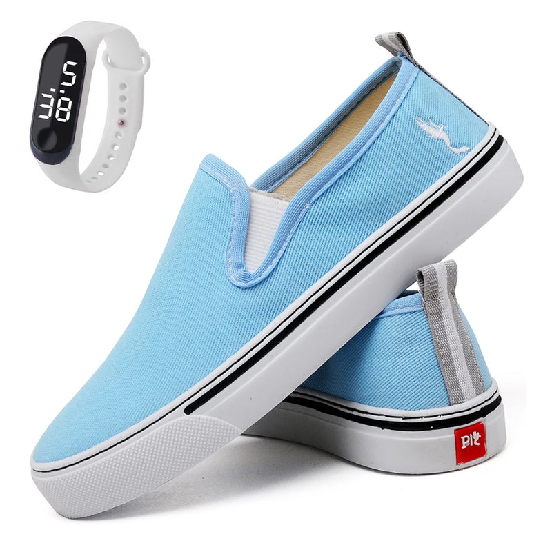 Tênis FEMININO Slip On Polo Blu – Conforto e Estilo Casual