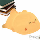 🌙 Luminária LED Dinossauro de Silicone com Toque – Formato Divertido e Fofo – Recarga USB