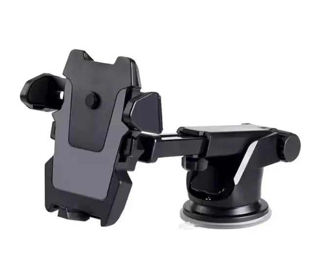 📱🚗 Suporte Veicular Universal com Auto Fall Lock – Ajustável e Seguro para Celular e GPS