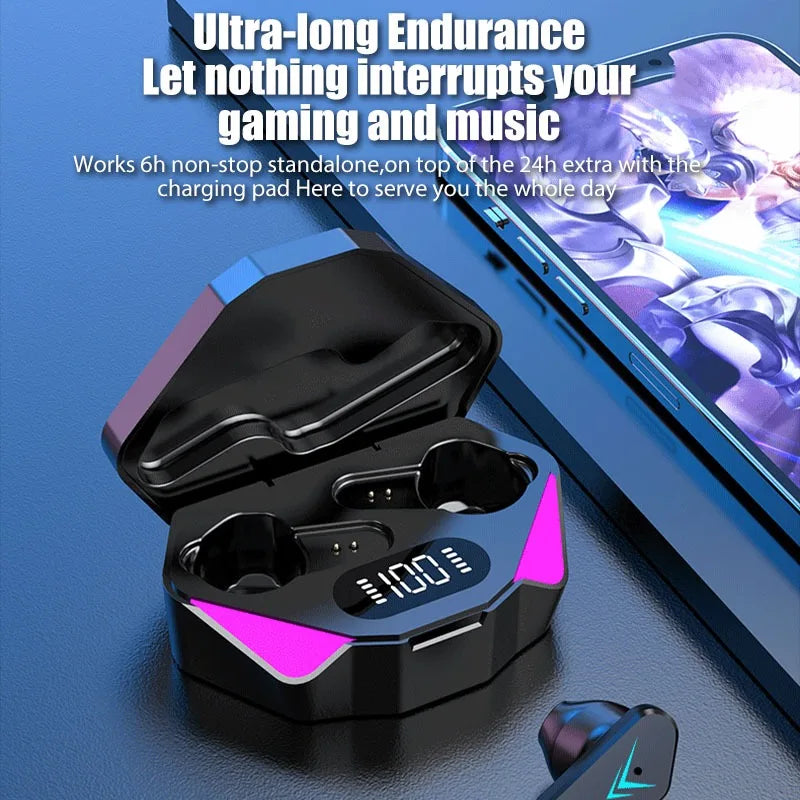 🎧 Fone de Ouvido Bluetooth ESNone 5.0 TWS – Som HiFi, Cancelamento de Ruído e Modo Gamer