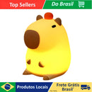 Luminária Portátil Capivara – LED Recarregável e Charmoso Design