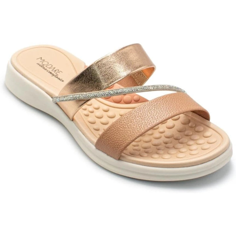 👡 Sandália Papete Feminina Modare com Strass – Macia e Confortável | Lançamento