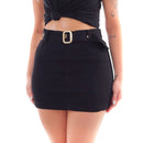 Saia Jeans Feminina Casual – Curta, Estilo Clássico e Confortável