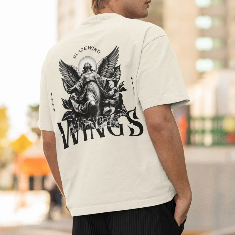 Camiseta Masculina GUGI Estampa WINGS 100% Algodão Fio 30.1