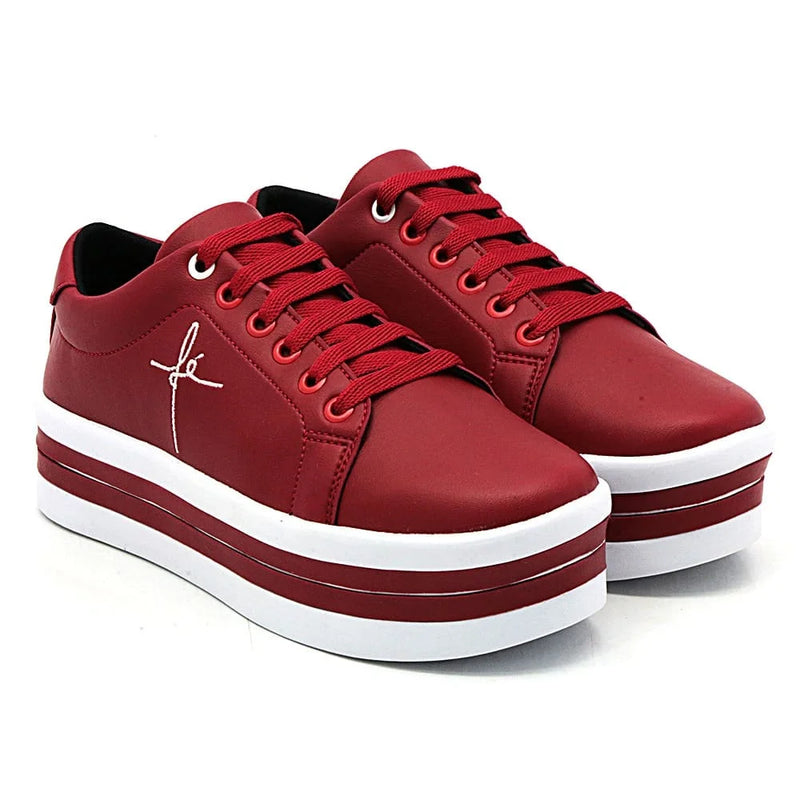 Tênis FEMININO GuGi Faith Anabela Platform – Estilo e Conforto 👟✨