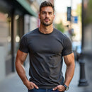 Camiseta Básica Masculina GUGI 100% Algodão Premium Fio 30.1