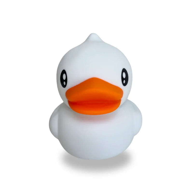 🌙 Luminária LED Pato de Silicone com Toque – Formato Fofo e Divertido – Recarga USB