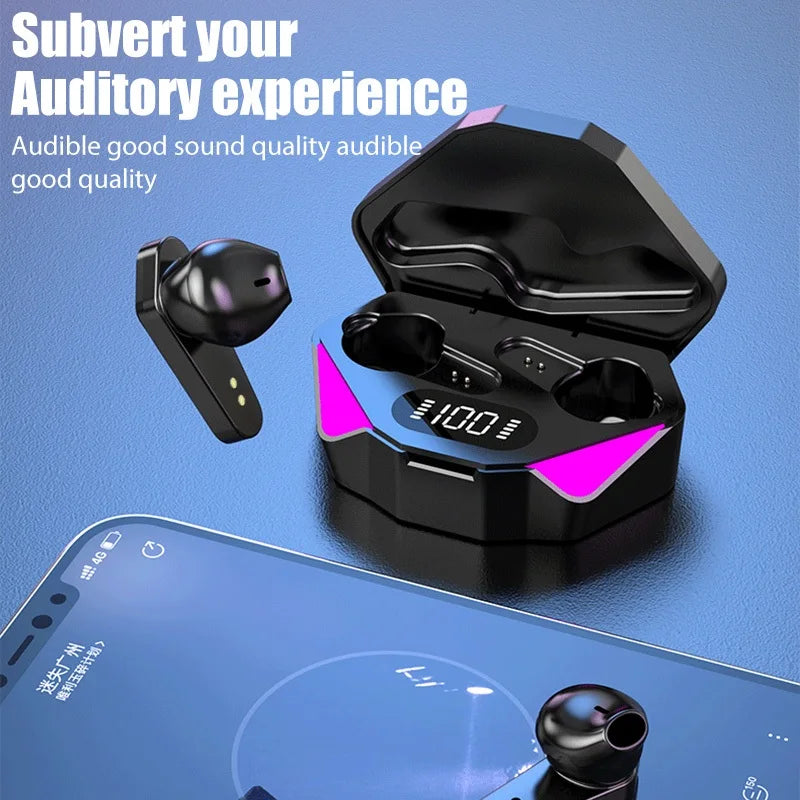 🎧 Fone de Ouvido Bluetooth ESNone 5.0 TWS – Som HiFi, Cancelamento de Ruído e Modo Gamer