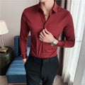 Camisa Masculina Slim Fit – Manga Longa