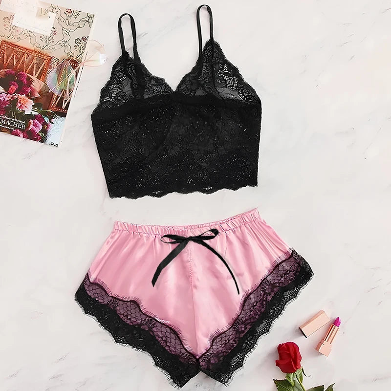 Pijama Feminino 2 Peças Poliéster
