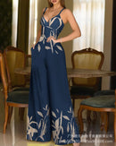 Macacão Feminino Floral Casual